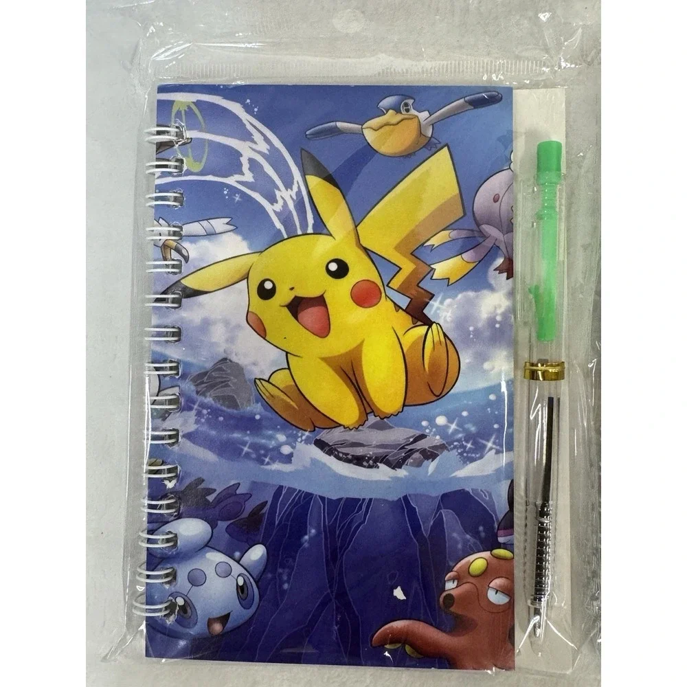 Pokémon Mini Notebooks With Pens, Set Of 4, Lined, 5.5